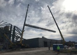 crane installation_conveyor
