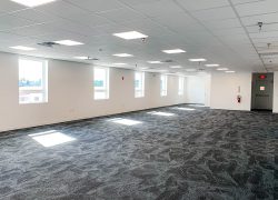 office fit out construction expansive room